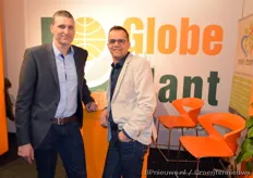 Mario Helderman (Grodan) en Johan de Jong (Globe Plant)