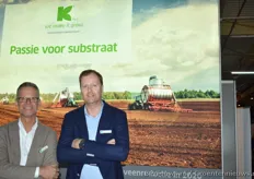 Gerard Wapenaar en Patrick van Scheijndel van Klasmann-Deilmann, de exclusive dealer van de Growcoon.