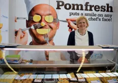 Lachen met aardappelen bij Pomfresh, Beatrice Sprumont-Maerten