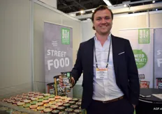 Dominik Tress van Tress Lebensmittel met Street Food voor een jong publiek
