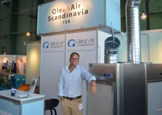 QleanAir-Scandinavia verkoopt luchtzuiveringsinstallaties voor op kantoor en in de loods. Dmitritsj Marijs.