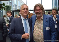 Henri Oosthoek, directeur Koppert Biological Systems, en Rob Baan, directeur Koppert Cress