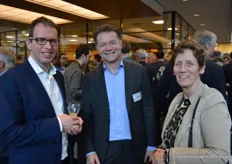 Andre Hogendijk van de KAVB, Willem Jan de Kogel van de WUR en Helma Verberkt van Glastuinbouw Nederland