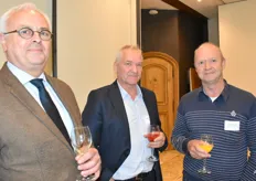 Guy Callebout (GlobalGAP), Dirk Bertels (BelOrta) en Jozef Brosens (Coöperatie Hoogstraten)