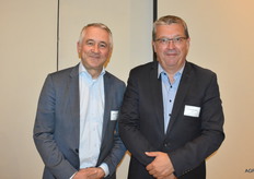 Richard Schouten, directeur DPA/GroentenFruit Huis en Luc Vanoirbeek, algemeen secretaris VBT