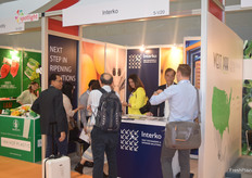 Drukte op de stand van Interko.