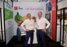 Technisch directeur Leon Hooghart en CEO Jan van Kessel van BG Door. 