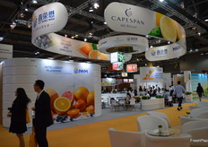 De stand van Capespan en Joy Wing Mau.