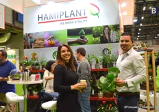 Britt en Willem van Hamiplant, gespecialiseerd in de export van kamer- en tuinplanten.