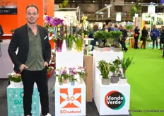 Jacob Jan Smaal van So Natural, zij hebben een Phalaenopsis orchideeënkwekerij.
