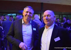 Jack Groenewegen, de trotse voorzitter van Prominent, samen met Michel Pieters van Flynth