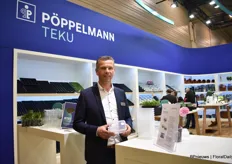 Ronald Vreugdenhil of Pöppelmann presenting their inVenti+ containers, a container for in vitro plant cultivation. The innovative laboratory vessel with integrated air filter, factory sterilization, and a design adapted to transportation ensures optimization of cultivation conditions and logistics for plant propagation under laboratory conditions. (https://www.floraldaily.com/article/9394774/inventi-improves-in-vitro-plant-cultivation/)
