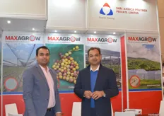 Path Nagri and Aniket Nagri from Shri Ambica Polymer Private Limited showing their new brand Maxagrow.
