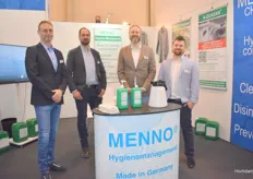 Jan Nevermann, Torsten Scherwalt, Christian Eidam and Florin Pfefferman from Menno Chemie