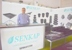 Ibrahim Uysal from the Turkisch company Senkap who sell their plant pots in 35 countries.