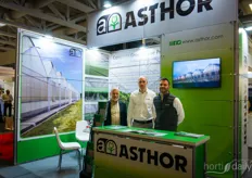 Ayad Salih, David Perez en Gustavo Alvarez Pere van de Spaanse kassenbouwer Asthor