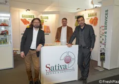 Sativa Seeds, professionele zaden. Op de foto: Fabrizio Garzani, Luca Pistocchi en Enrico Morgagni.
