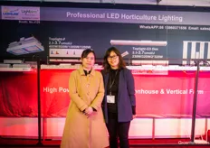 Anny Zhu and Hairong Zhang van de LED leveracier San’an