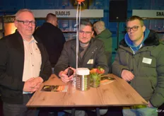 De Vlaamse vrienden van Euro Gijbels: Gertjan Gielen, Stef Minten en Kris Berckmans