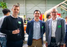 Biobest collega's: Kris Fivez, Sergio Corillo Munoz, Herman van Mellaert 