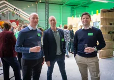 Jared Willems, Guido Peeters, en Matthias Marien van Biobest