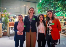 Soraya Franca, Mara Legein, Jelena Prsic en Samne Torfs, team Bioworks
