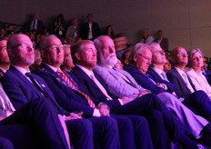 Tijdens de presentatie van Michael Keller sloot ook koning Willem Alexander aan. Hij zou later ook nog een rondje beurs doen. Naast de koning scheidend burgemeester van Rotterdam, Ahmed Aboutaleb, en namens Plantum Niels Louwaars. 