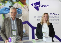 Erik Toussaint en Inge Corino van KeyGene