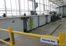 De watertechnische ruimte bij Ridge Farms.