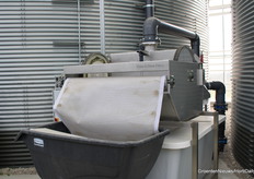 Er is ook een doekfilter geplaatst.