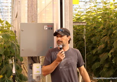 Hoofdteler Blake vertelde honderduit, en kreeg ook veel vragen.