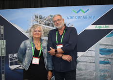 Anita Hanegraaf en Tom Zwanenburg aanwezig namens Van der Waay.