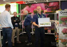 Christian Nissen van Queen Genetics Canada, dat met een nieuw verpakkingsconcept de verkoop van succulenten wil stimuleren.