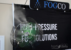 Zomers warm was het niet meer in Niagara on the Falls begin oktober, maar wat verkoeling is altijd welkom. De vernevelaars van Fogco helpen hierbij.