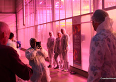 Hoe vaak kom je nou in een kas? Even op de foto dus.