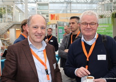 Thom de Haas (Hillenraad) en Diederik Beutener (Ambassade Canada)