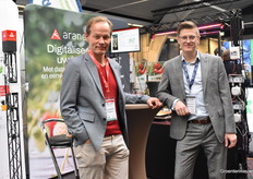 Erik van de Made en Jevgenijs Karklins van Aranet