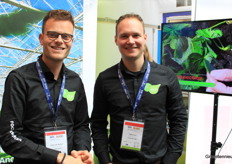 Peter van Hulten en Robin Stolk van Van der Avoid Trayplant