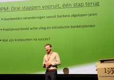 Wouter Mooij van Mooij Gewasbescherming koos een treffende kop voor zijn presentatie. 