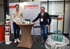Dirk Habets en Robin Dirks van Growtec waren onze buren dit jaar