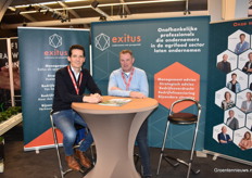 Jeroen Doornebal en Pieter van Gorkum van Exitus, dienstverlener in ondernemen