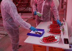 De smaakproef maakte deel uit van de tour