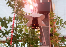 Hier hangt de drone normaal, klaar om in actie te komen.