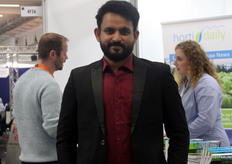 Vishaal Raja van Earth Sense Agro Products, leverancier van kokos.