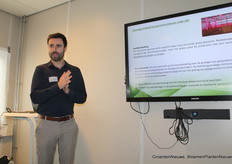 Sergio Harinck van Vertify vertelde over hun belichtingsproeven in het kader van weerbaardheid van het gewas