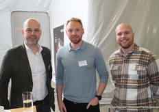 Paul van der Valk (Hortilux Schreder), Colin Verbeek (Axia) en Maurice van der Meer (Syngenta Flowers)