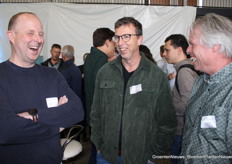 Marcel Beekenkamp (Priva), Marco Barendse (Vreugdenhil Youngplants) and Jaco de Bakker (Wageningen UR)