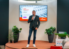 Hans Belt, bij Royal Brinkman verantwoordelijk voor de Drygair producten, opende de bijeenkomst