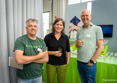 Jeroen van Capel van Hartog Palmen, Wieleman van Glastuinbouw Nederland, en Rob ten Have van Ten Have Plant