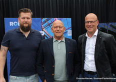 Michiel Wisse (Robur), Aad Verduijn (MJ Tech) en Werner van Mullekom (Agrozone)